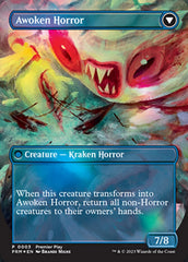 Thing in the Ice // Awoken Horror (Borderless Alternate Art) [Regional Championship Qualifiers 2023] | Nerdhalla Games