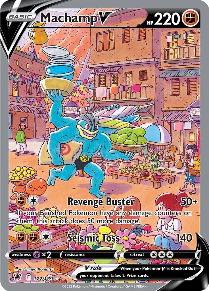 Machamp V (172/189) [Sword & Shield: Astral Radiance] | Nerdhalla Games