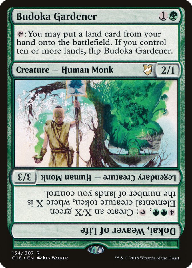 Budoka Gardener // Dokai, Weaver of Life [Commander 2018] | Nerdhalla Games