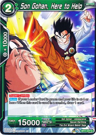 Son Gohan, Here to Help [BT11-077] | Nerdhalla Games