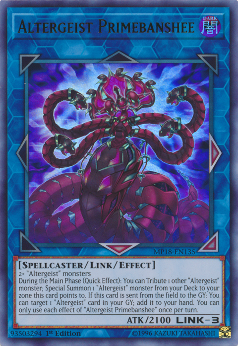 Altergeist Primebanshee [MP18-EN135] Ultra Rare | Nerdhalla Games