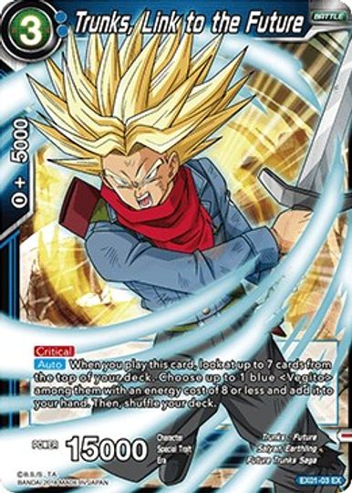 Trunks, Link to the Future (EX01-03) [Mighty Heroes] | Nerdhalla Games