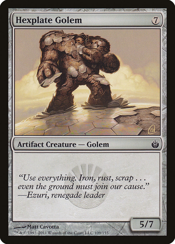 Hexplate Golem [Mirrodin Besieged] | Nerdhalla Games