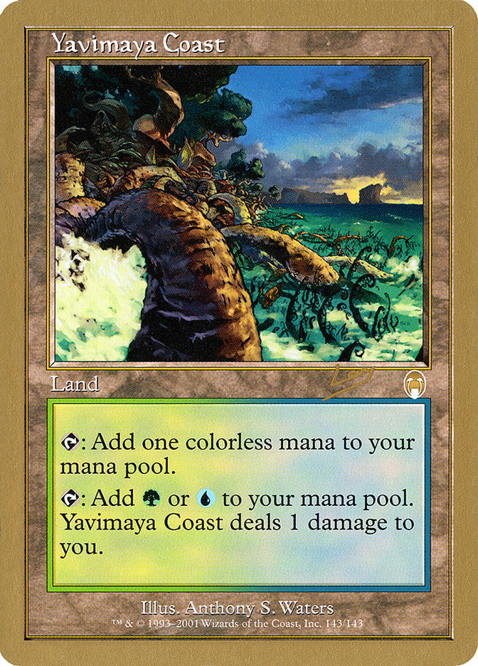 Yavimaya Coast (Raphael Levy) [World Championship Decks 2002] | Nerdhalla Games