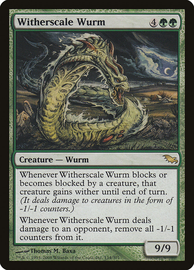 Witherscale Wurm [Shadowmoor] | Nerdhalla Games