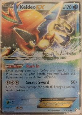 Keldeo EX (49/149) (American Gothic - Ian Whiton) [World Championships 2013] | Nerdhalla Games