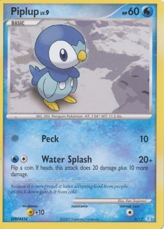 Piplup (5/12) [Diamond & Pearl: Trainer Kit - Manaphy] | Nerdhalla Games