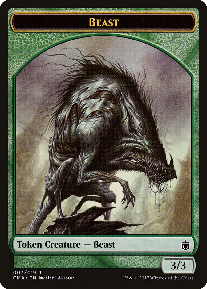 Beast (007/019) [Commander Anthology Tokens] | Nerdhalla Games