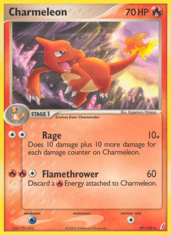 Charmeleon (29/100) [EX: Crystal Guardians] | Nerdhalla Games