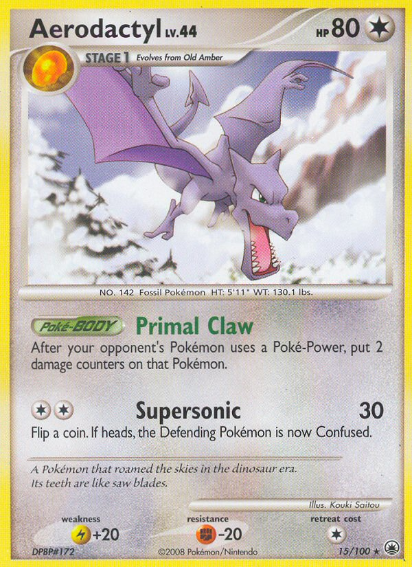 Aerodactyl (15/100) [Diamond & Pearl: Majestic Dawn] | Nerdhalla Games