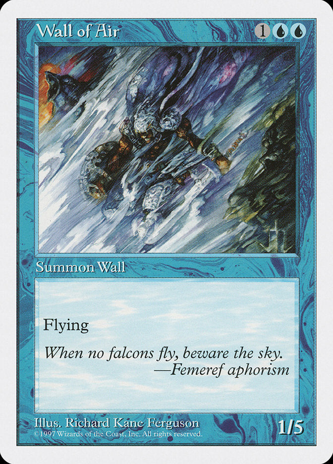 Wall of Air [Fifth Edition] | Nerdhalla Games