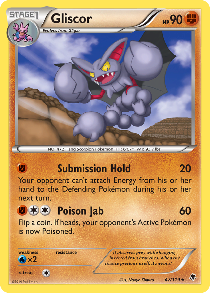 Gliscor (47/119) [XY: Phantom Forces] | Nerdhalla Games