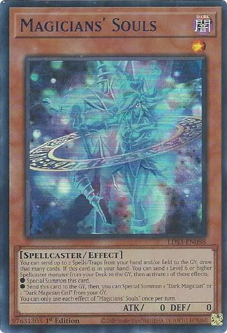 Magicians' Souls (Blue) [LDS3-EN088] Ultra Rare | Nerdhalla Games