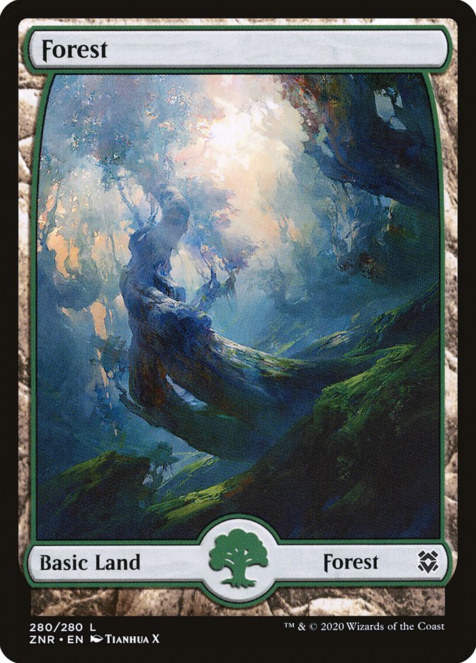 Forest (280) [Zendikar Rising] | Nerdhalla Games