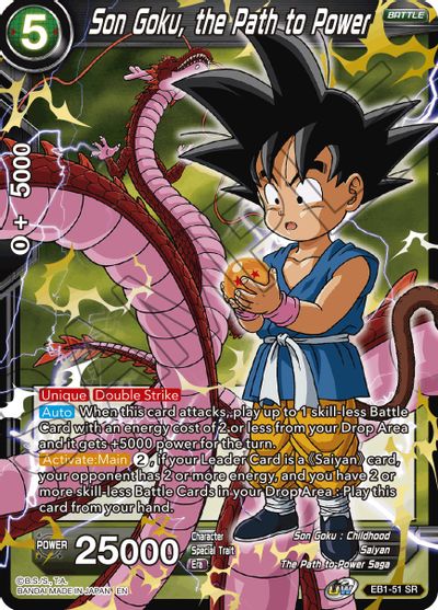 Son Goku, the Path to Power (EB1-051) [Battle Evolution Booster] | Nerdhalla Games