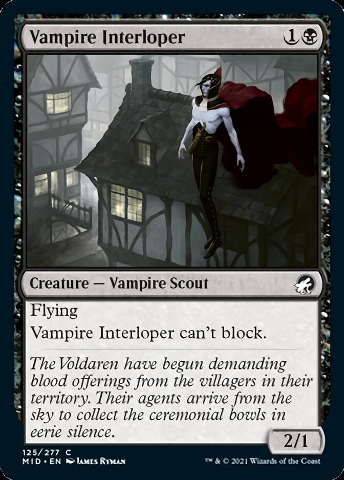 Vampire Interloper [Innistrad: Midnight Hunt] | Nerdhalla Games