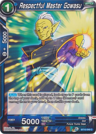 Respectful Master Gowasu [BT10-049] | Nerdhalla Games