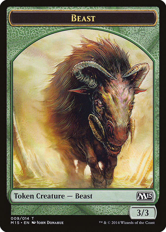 Beast (009/014) [Magic 2015 Tokens] | Nerdhalla Games