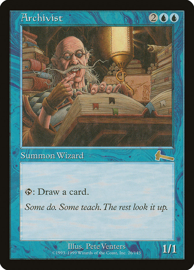 Archivist [Urza's Legacy] | Nerdhalla Games