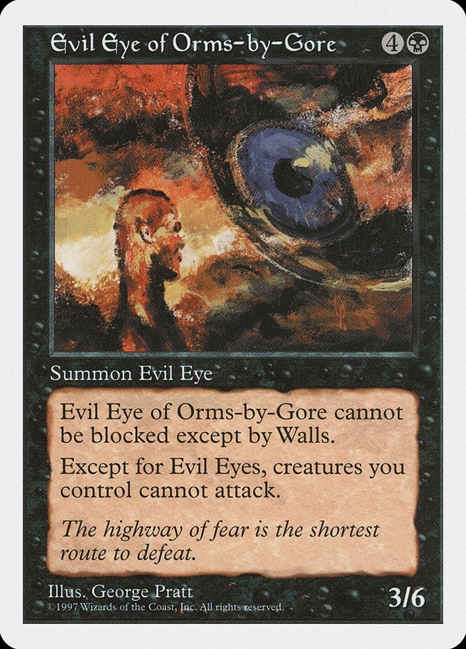 Evil Eye of Orms-by-Gore [Fifth Edition] | Nerdhalla Games