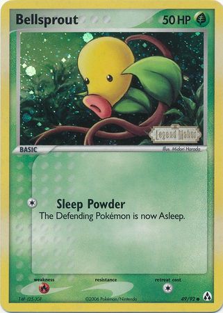 Bellsprout (49/92) (Stamped) [EX: Legend Maker] | Nerdhalla Games