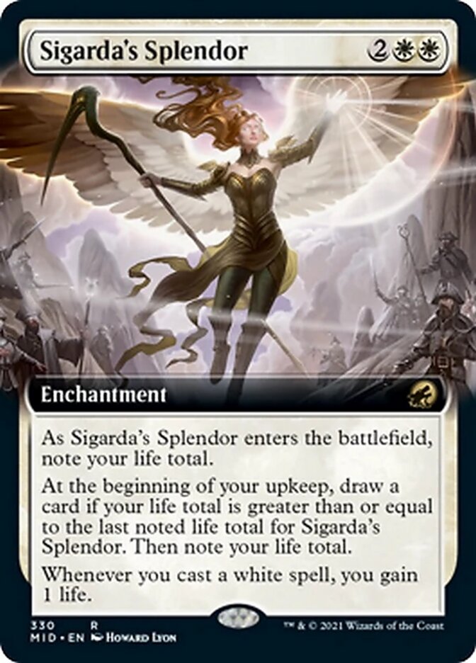 Sigarda's Splendor (Extended) [Innistrad: Midnight Hunt] | Nerdhalla Games