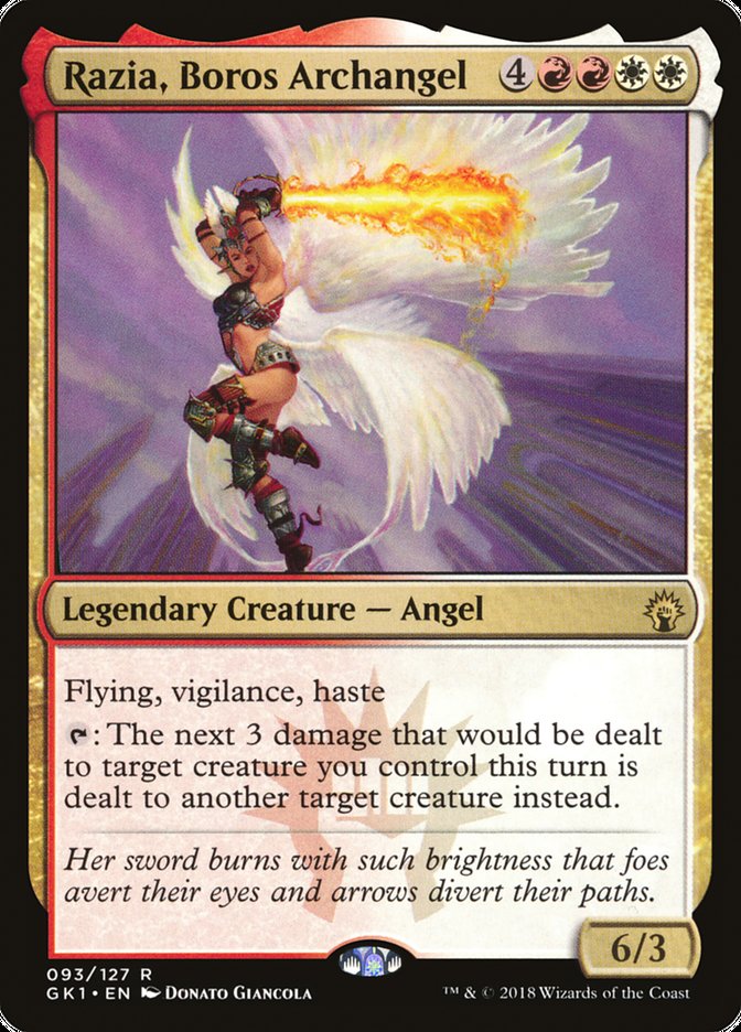 Razia, Boros Archangel [Guilds of Ravnica Guild Kit] | Nerdhalla Games