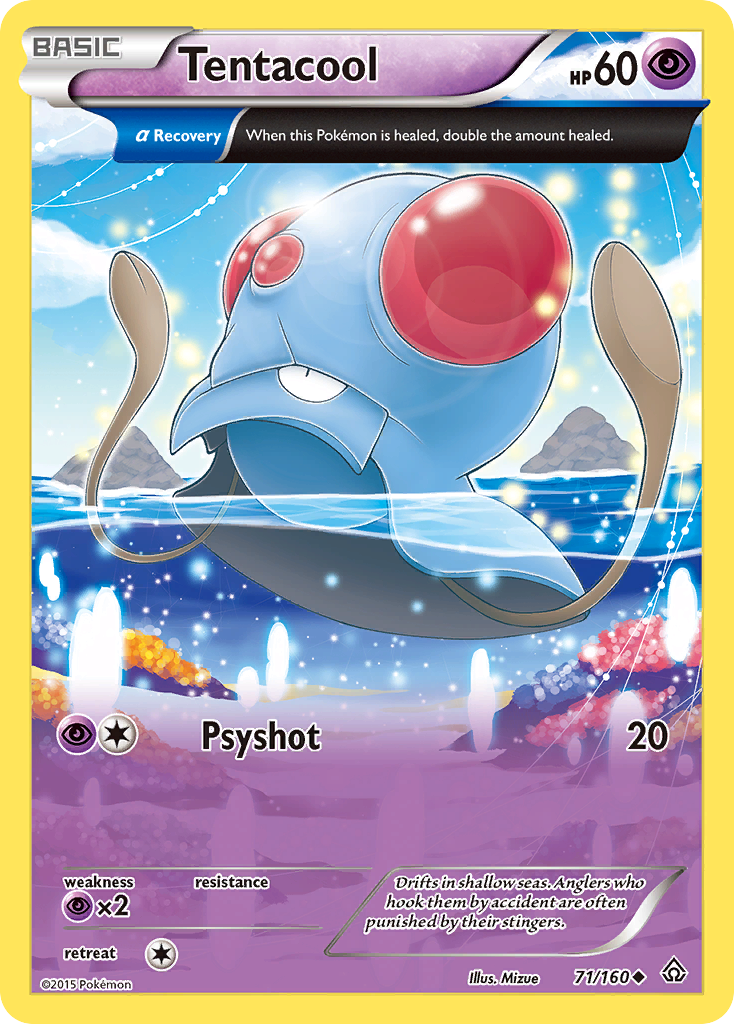 Tentacool (71/160) [XY: Primal Clash] | Nerdhalla Games