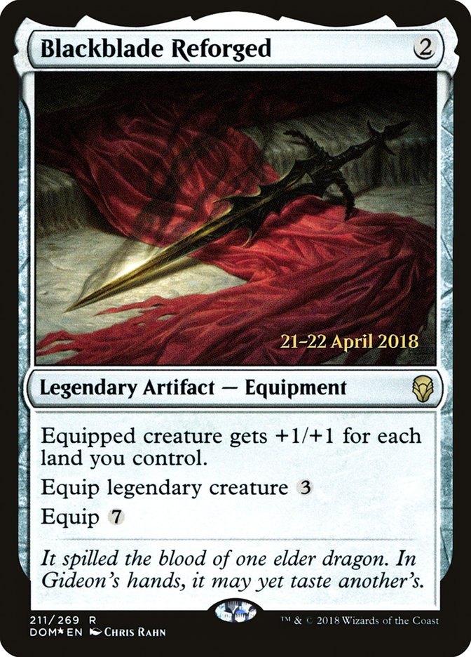 Blackblade Reforged  [Dominaria Prerelease Promos] | Nerdhalla Games