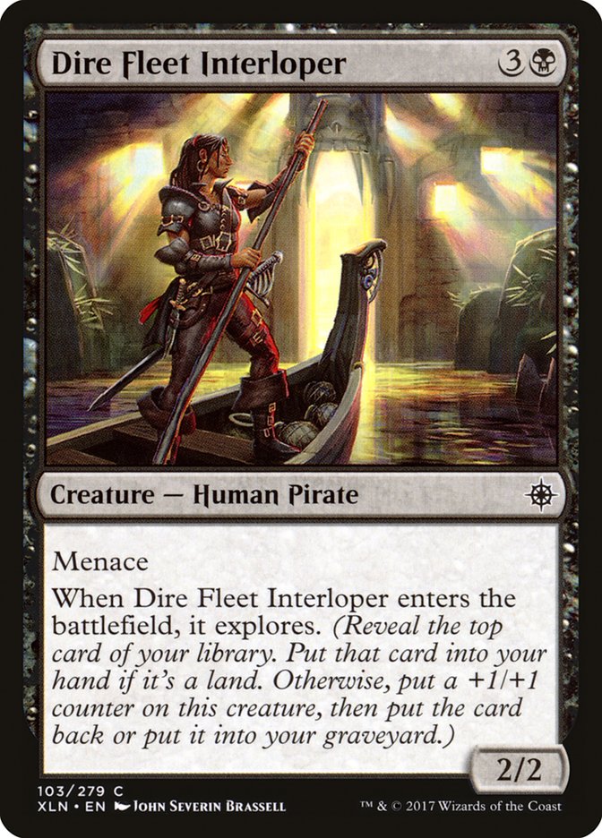 Dire Fleet Interloper [Ixalan] | Nerdhalla Games