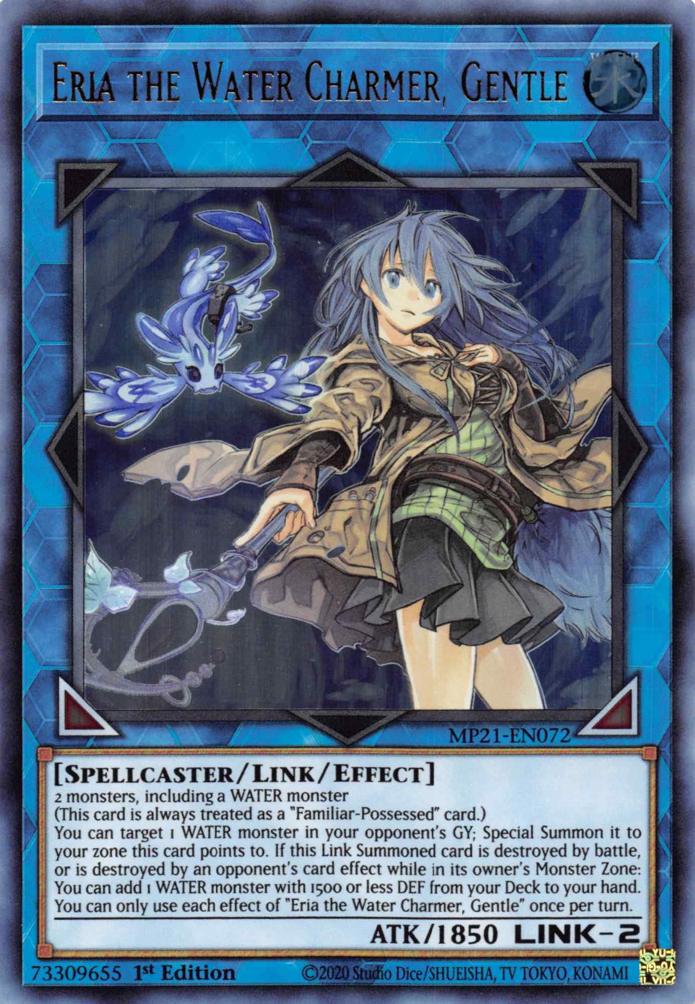 Eria the Water Charmer, Gentle [MP21-EN072] Ultra Rare | Nerdhalla Games