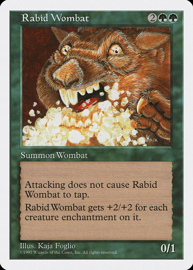 Rabid Wombat [Fifth Edition] | Nerdhalla Games