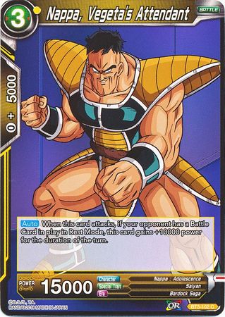 Nappa, Vegeta's Attendant [BT3-102] | Nerdhalla Games