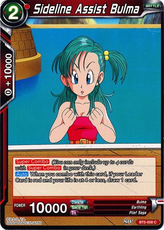 Sideline Assist Bulma (BT5-008) [Miraculous Revival] | Nerdhalla Games