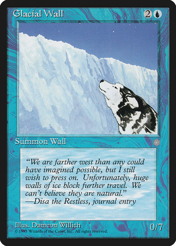 Glacial Wall [Ice Age] | Nerdhalla Games