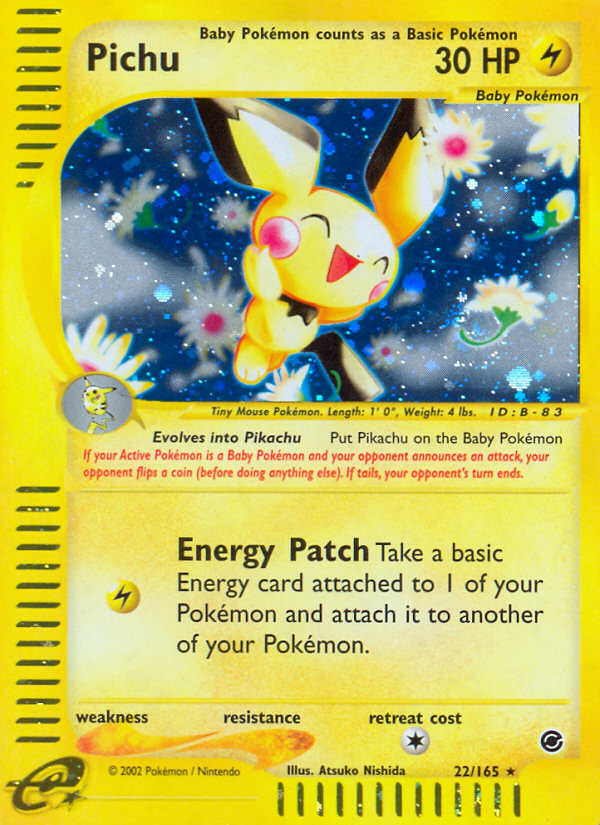 Pichu (22/165) [Expedition: Base Set] | Nerdhalla Games