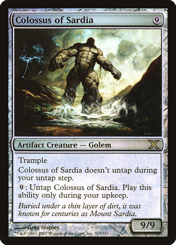 Colossus of Sardia (Premium Foil) [Tenth Edition] | Nerdhalla Games