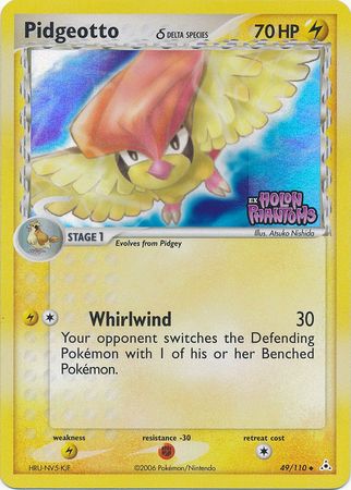 Pidgeotto (49/110) (Delta Species) (Stamped) [EX: Holon Phantoms] | Nerdhalla Games