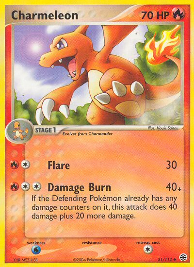 Charmeleon (31/112) [EX: FireRed & LeafGreen] | Nerdhalla Games