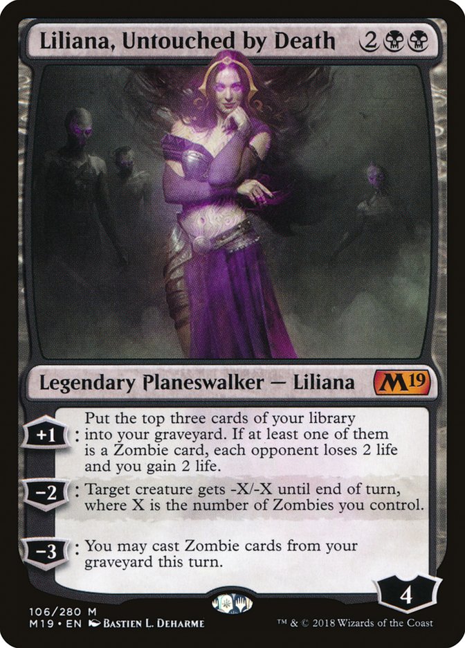 Liliana, Untouched by Death [Core Set 2019] | Nerdhalla Games