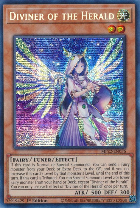 Diviner of the Herald [MP22-EN056] Prismatic Secret Rare | Nerdhalla Games