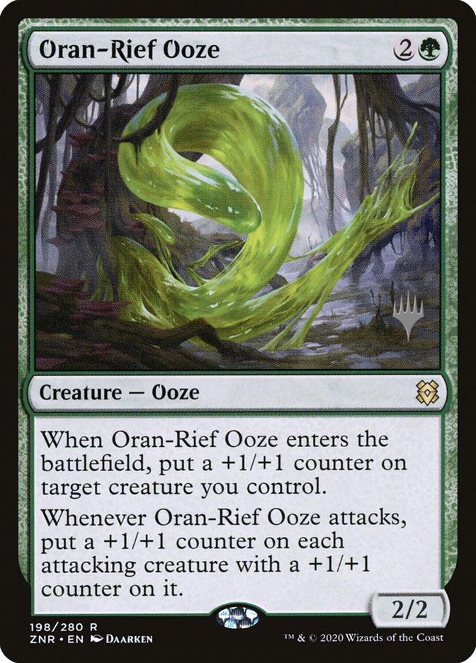 Oran-Rief Ooze (Promo Pack) [Zendikar Rising Promos] | Nerdhalla Games