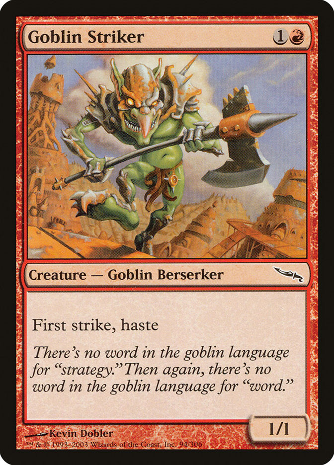 Goblin Striker [Mirrodin] | Nerdhalla Games