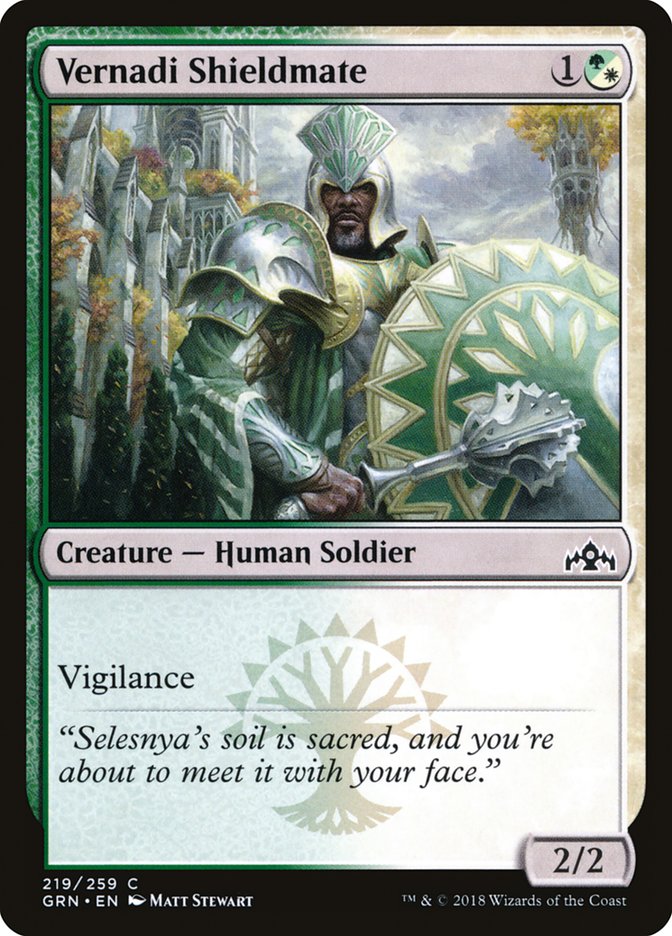 Vernadi Shieldmate [Guilds of Ravnica] | Nerdhalla Games