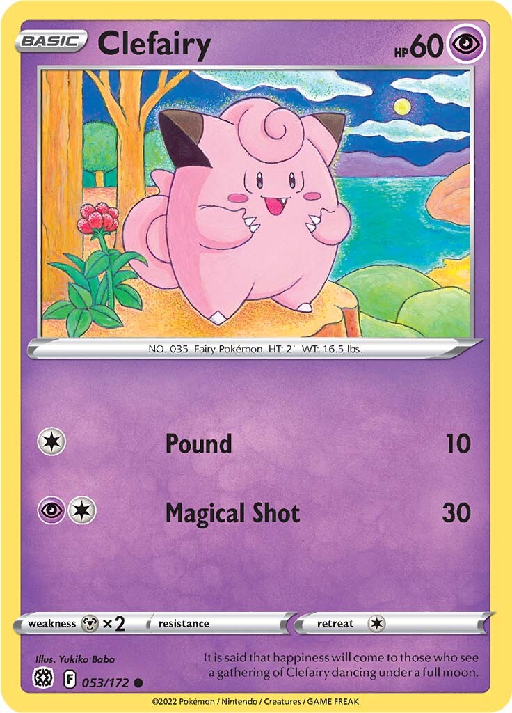 Clefairy (053/172) [Sword & Shield: Brilliant Stars] | Nerdhalla Games