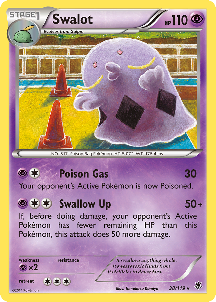 Swalot (38/119) [XY: Phantom Forces] | Nerdhalla Games