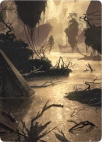 Murkwater Pathway Art Card [Zendikar Rising Art Series] | Nerdhalla Games