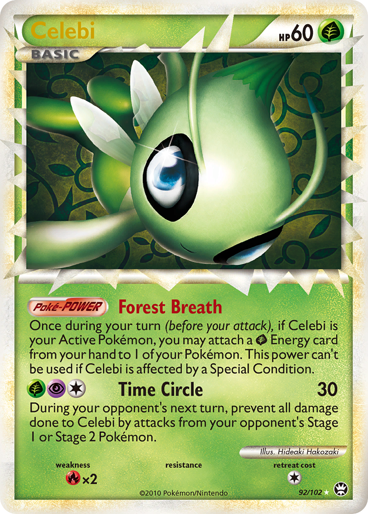 Celebi (92/102) [HeartGold & SoulSilver: Triumphant] | Nerdhalla Games