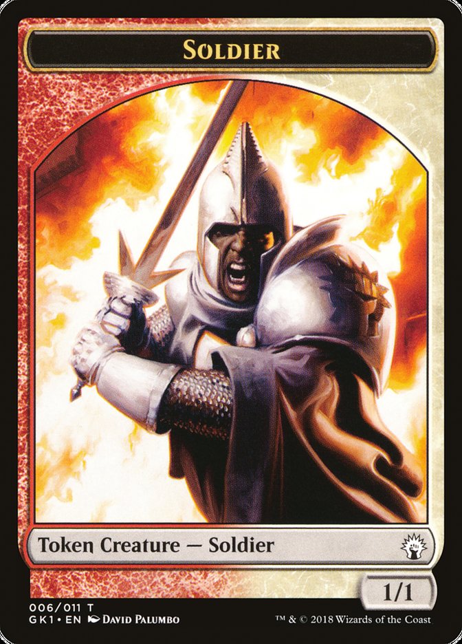 Soldier // Goblin [Guilds of Ravnica Guild Kit Tokens] | Nerdhalla Games