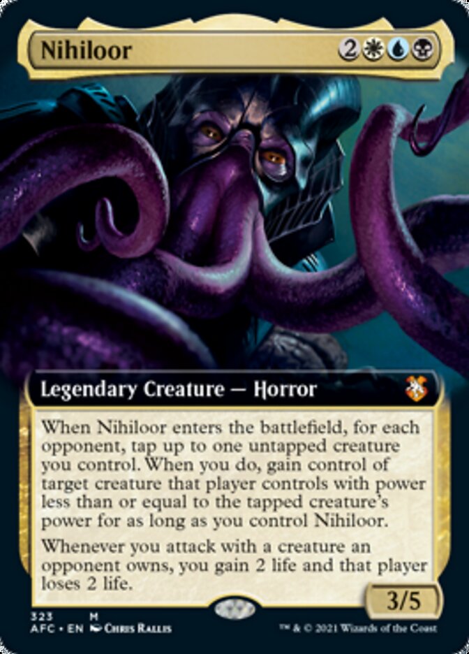 Nihiloor (Extended) [Dungeons & Dragons: Adventures in the Forgotten Realms Commander] | Nerdhalla Games